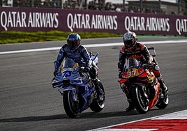Álex Márquez y Pedro Acosta, en MotoGP.