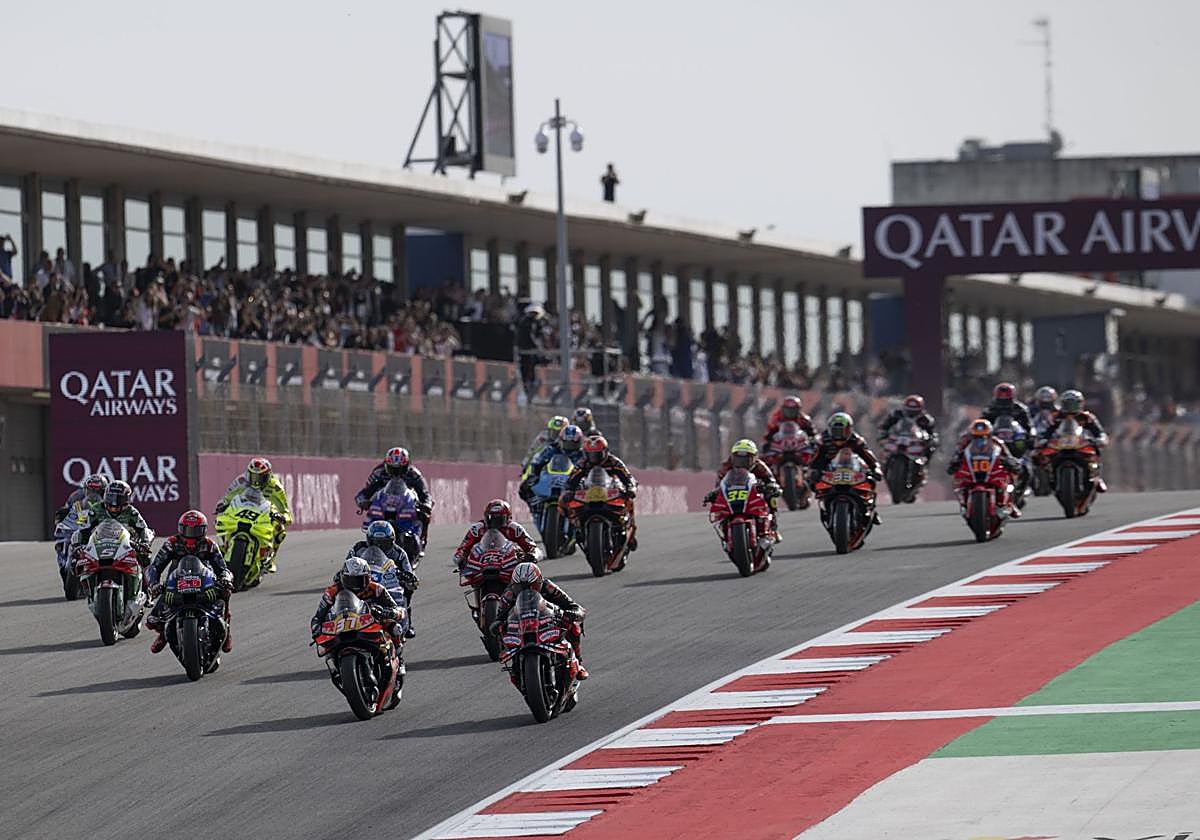 Comienzo de carrera en el gran premio de Portugal