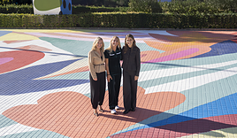 El Centro Comercial Saler inaugura su nueva Plaza Sur con un enorme mural de arte urbano