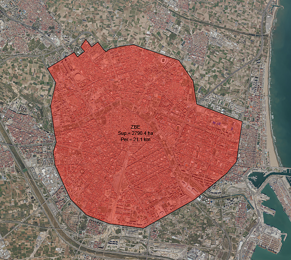 Zona ZBE de Valencia