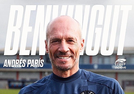 Andrés París, nuevo entrenador del Levante femenino.