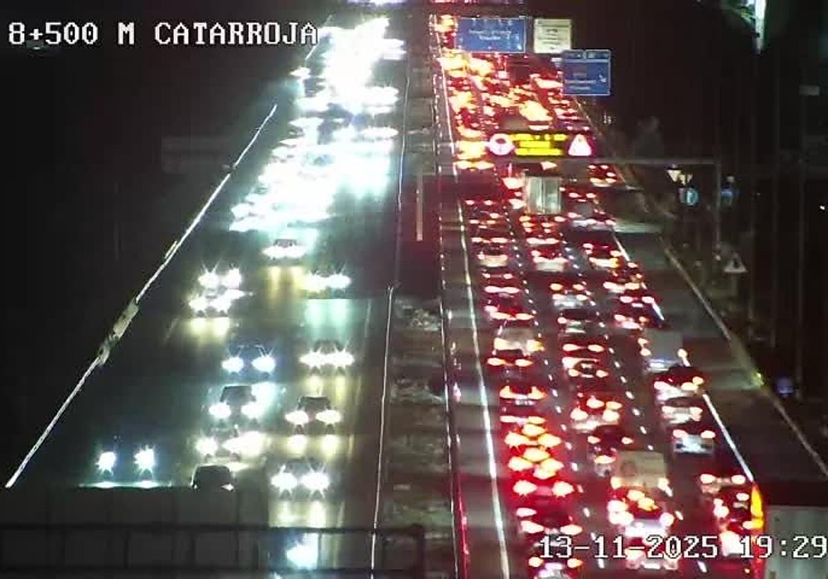 La Pista de Silla, en un atasco.