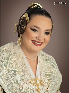 Nerea Reyes Cuenca, fallera mayor de Pintor Goya Brasil.