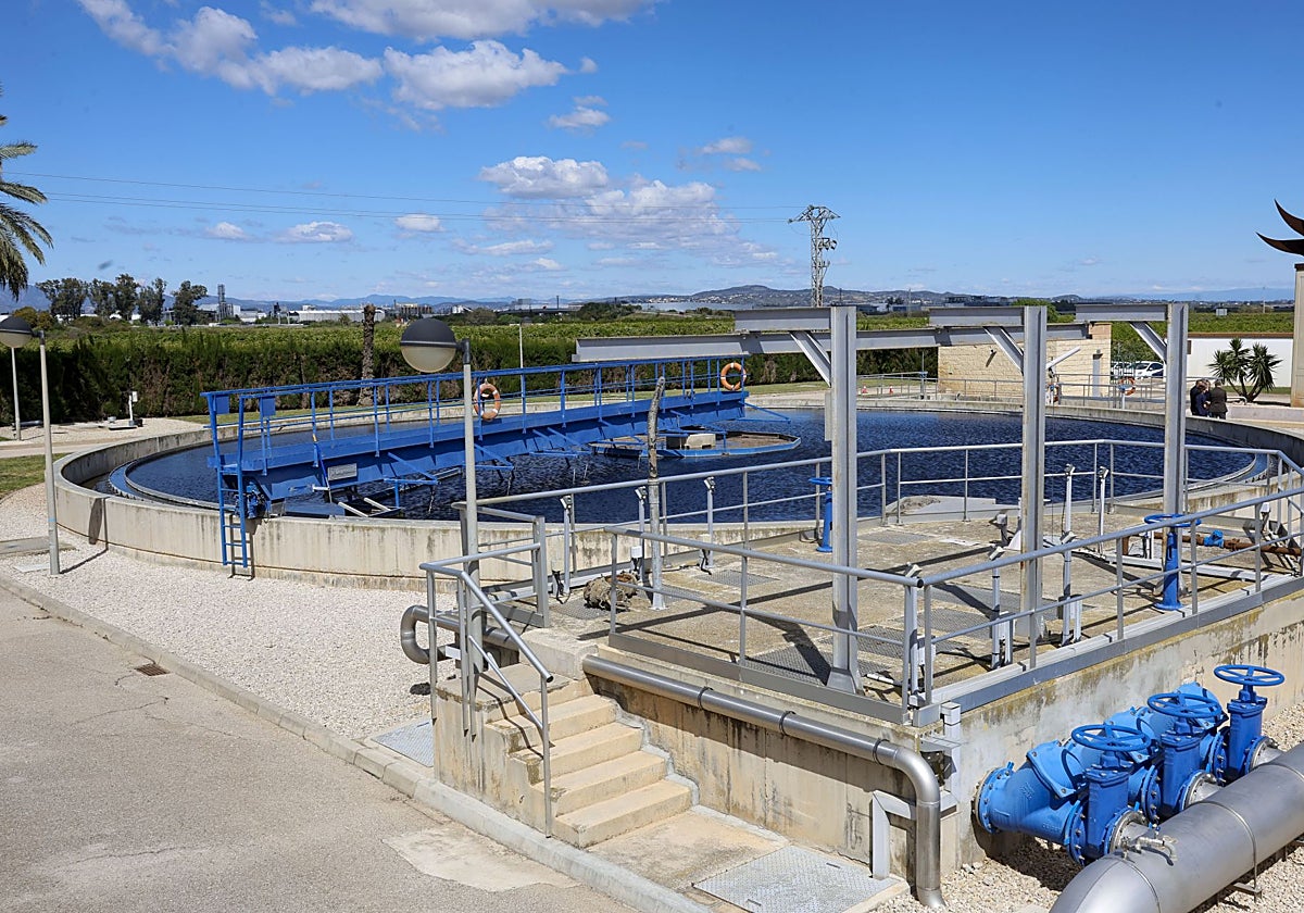 Imagen de archivo de la depuradora de Algemesí.