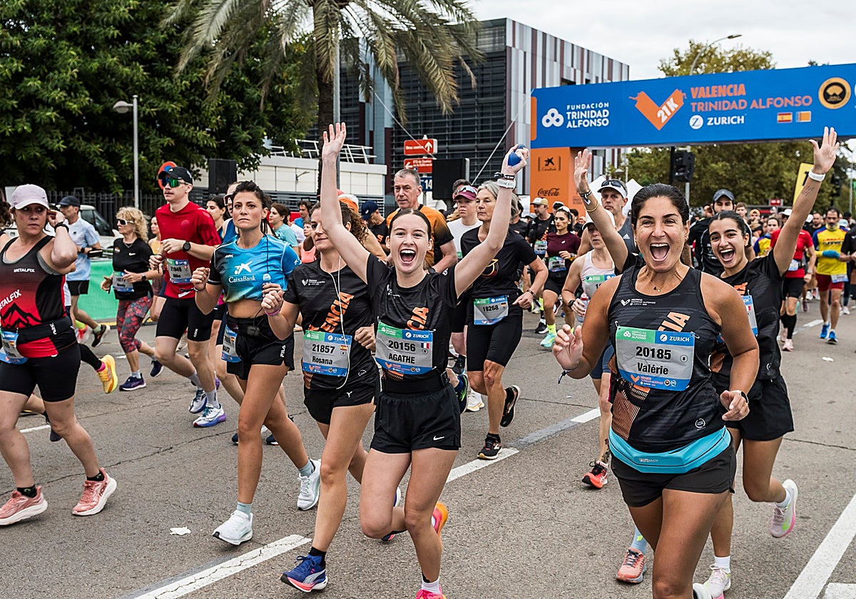 Salida de la prueba de la última edición.