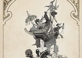 Boceto de la Falla Espartero-Gran Vía-Ramón y Cajal.