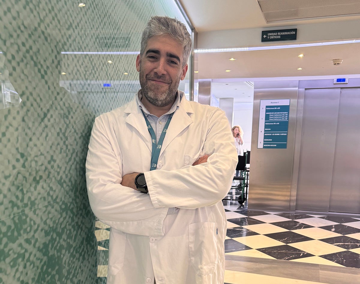 Doctor Sergio Sandiego, médico adjunto del Servicio Oncología Médica del IVO.