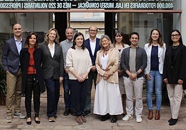 Foto de familia de representantes de las entidades.