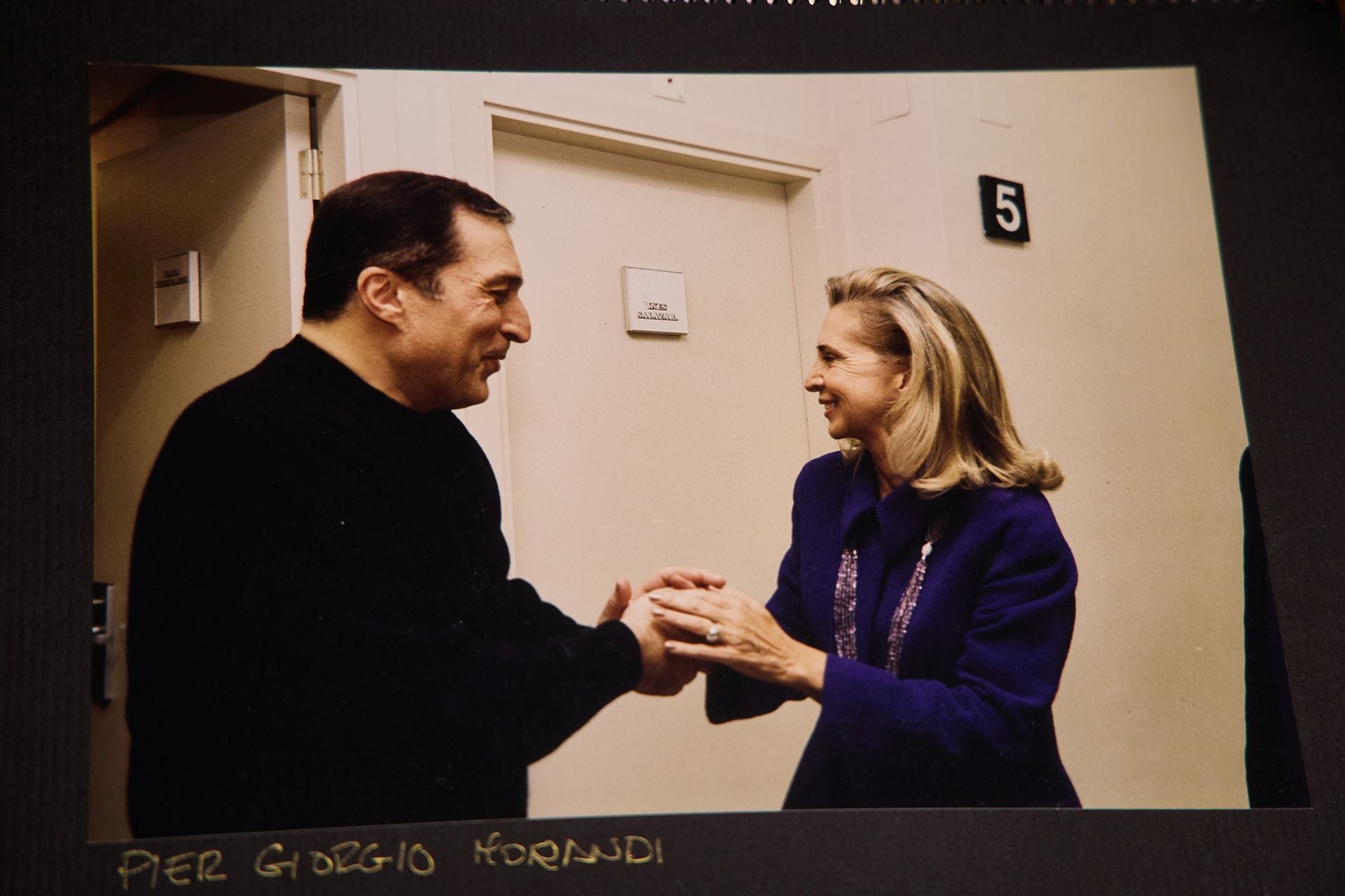 Con el oboísta italiano Pier Giorgio Morandi.