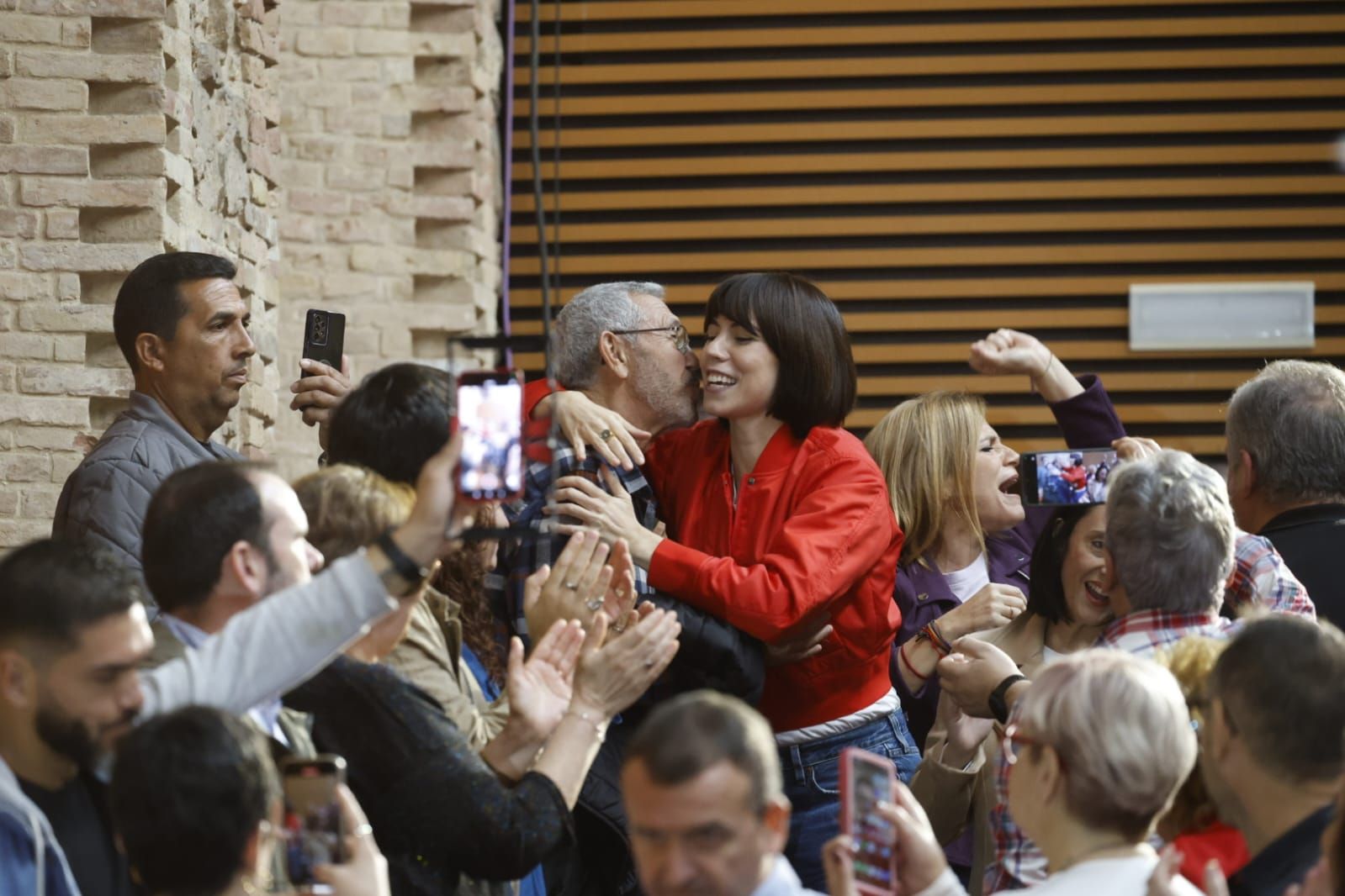 Fotos del acto público del PSPV para exigir la convocatoria de elecciones en la Comunitat Valenciana