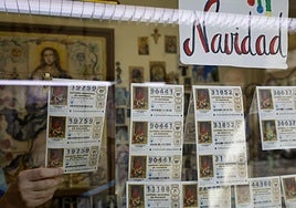 Boletos para el Sorteo Extraordinario de la Lotería de Navidad 2025.