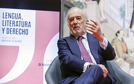 Santiago Muñoz Machado en la facultad de derecho