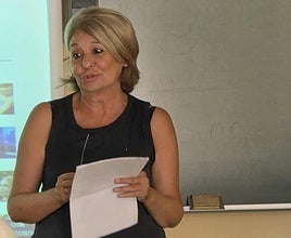 La escritora, historiadora y dramaturga setabense Maruxa Duart.