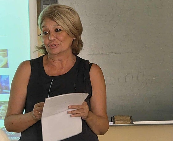 La escritora, historiadora y dramaturga setabense Maruxa Duart.