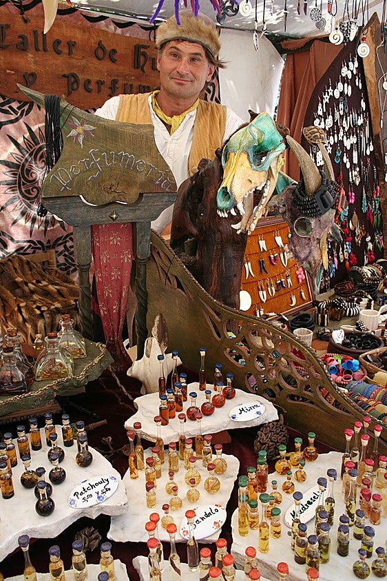 Productos artesanales en el Mercado Medieval