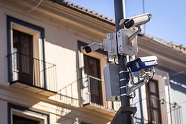 Cámaras de la Zona de Bajas Emisiones en Valencia.