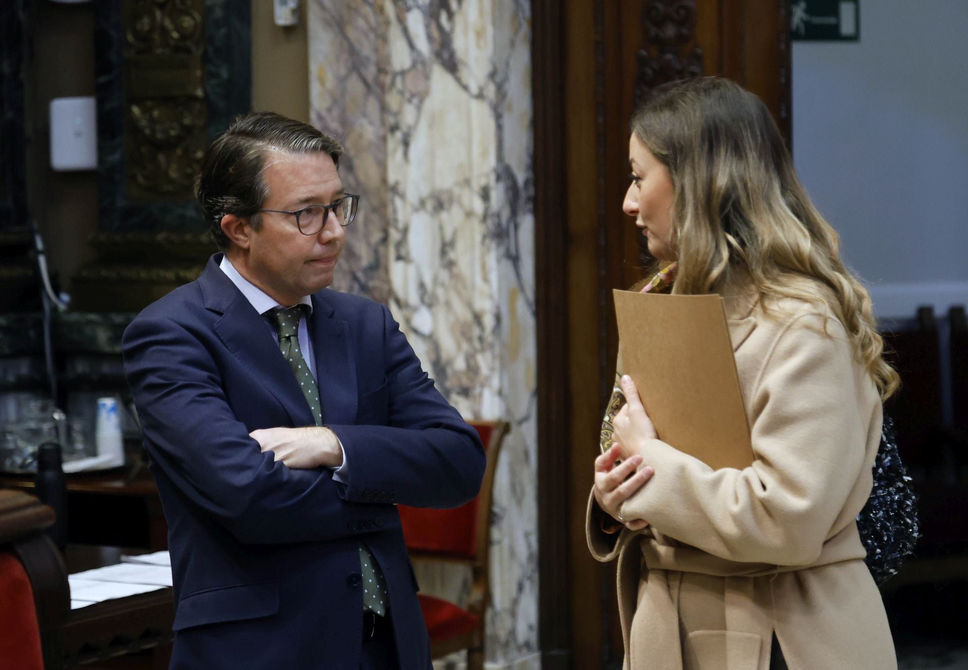 Fotos del Pleno del Ayuntamiento de Valencia, celebrado este martes