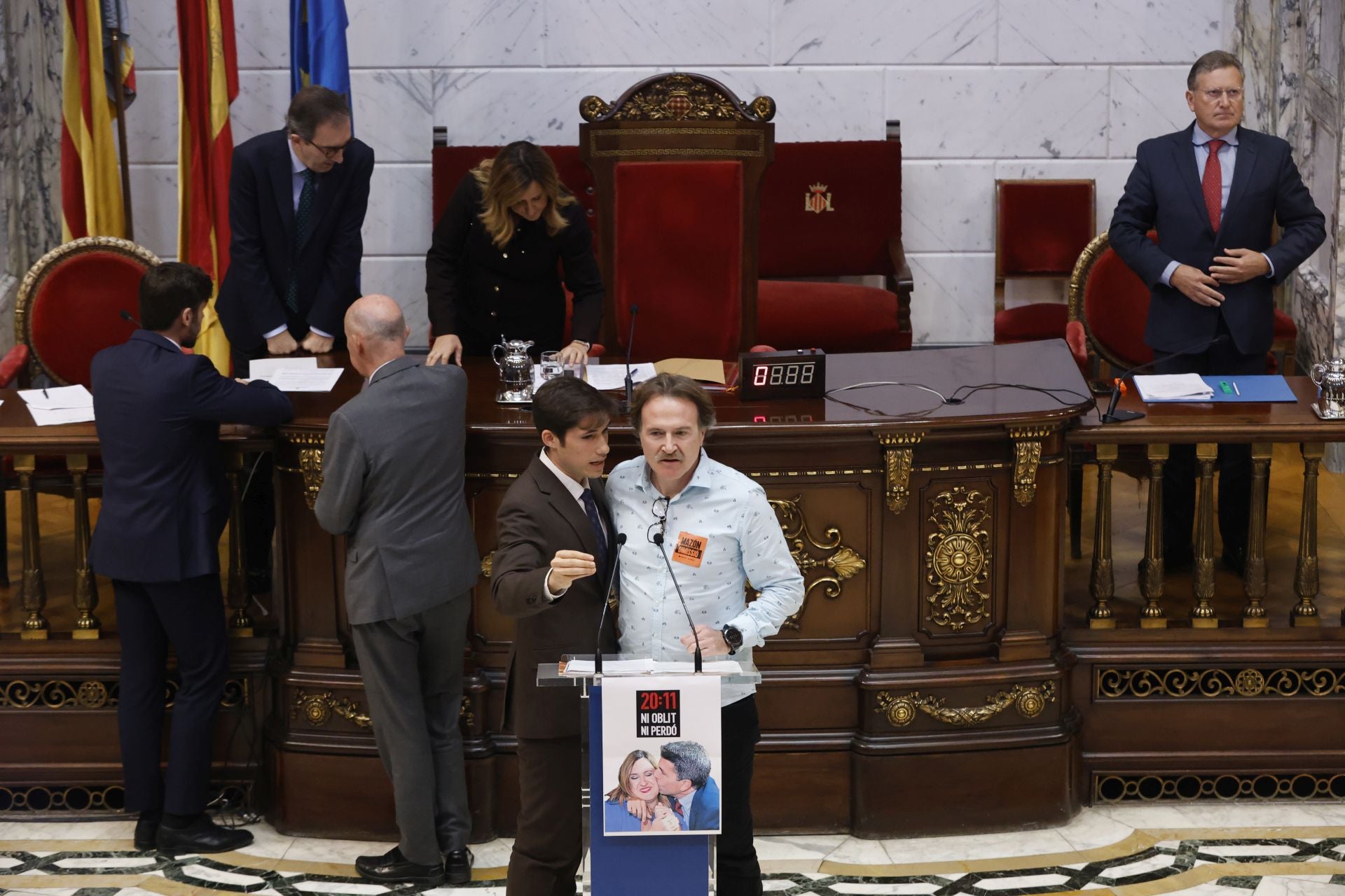 Fotos del Pleno del Ayuntamiento de Valencia, celebrado este martes