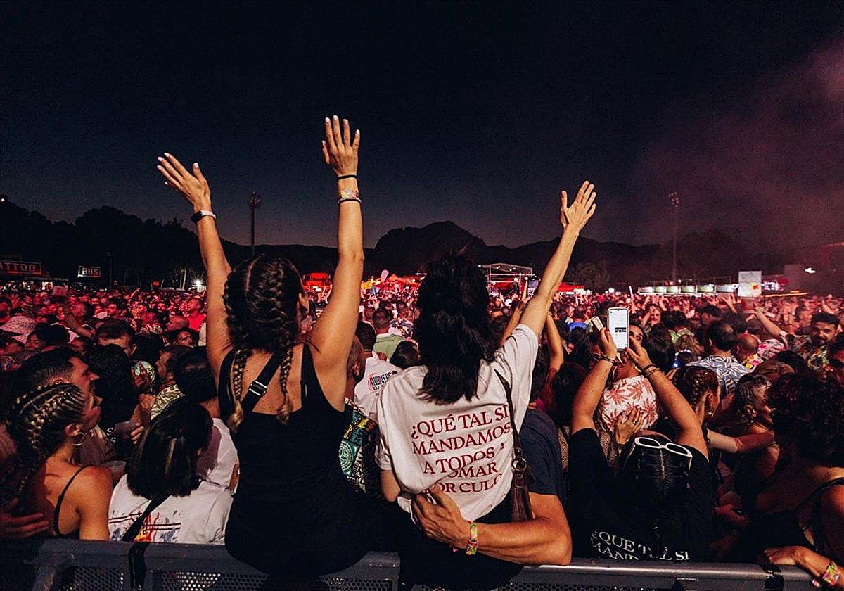 Celebración del Low Festival en Benidorm.