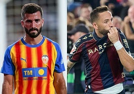 Gayà y Morales, con el Valencia y Levante.
