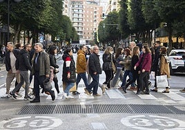 Imagen reciente de la calle Colón de Valencia