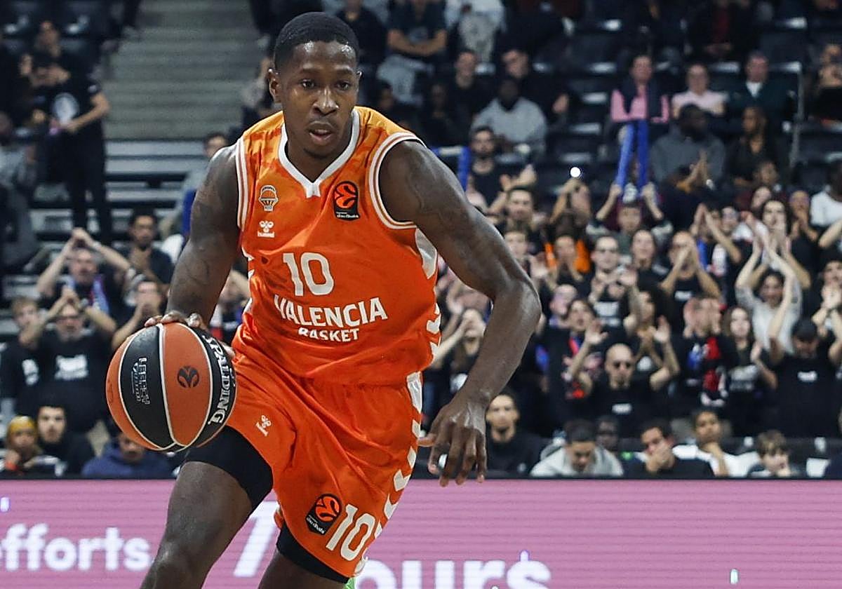 Omari Moore, con el Valencia Basket.