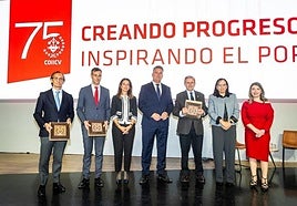 Los premiados.