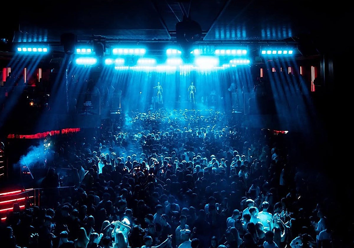 Interior de la discoteca Marmarela de Alicante.