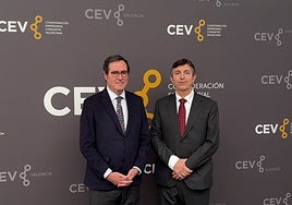 Imagen de Antonio Garamendi y Vicente Lafuente en Valencia