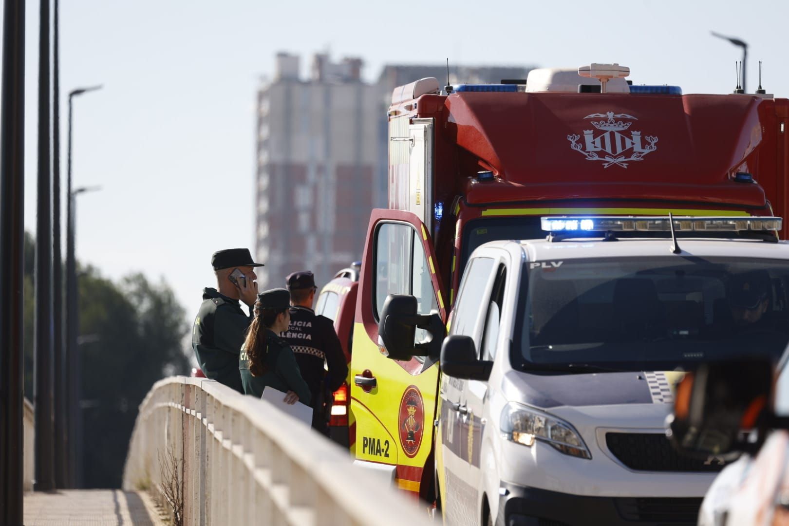 Simulacro de inundación en La Torre
