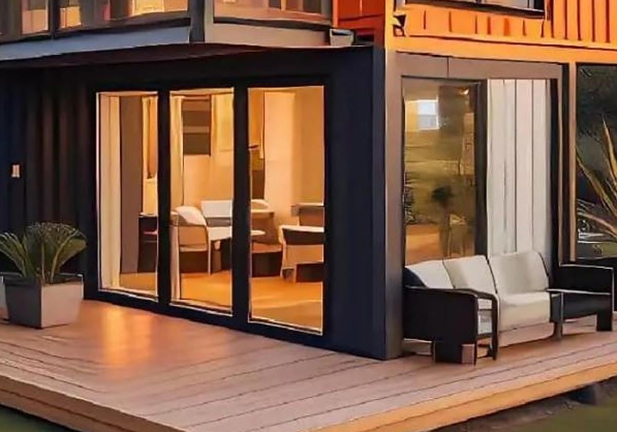 Un detalle de la vivienda.