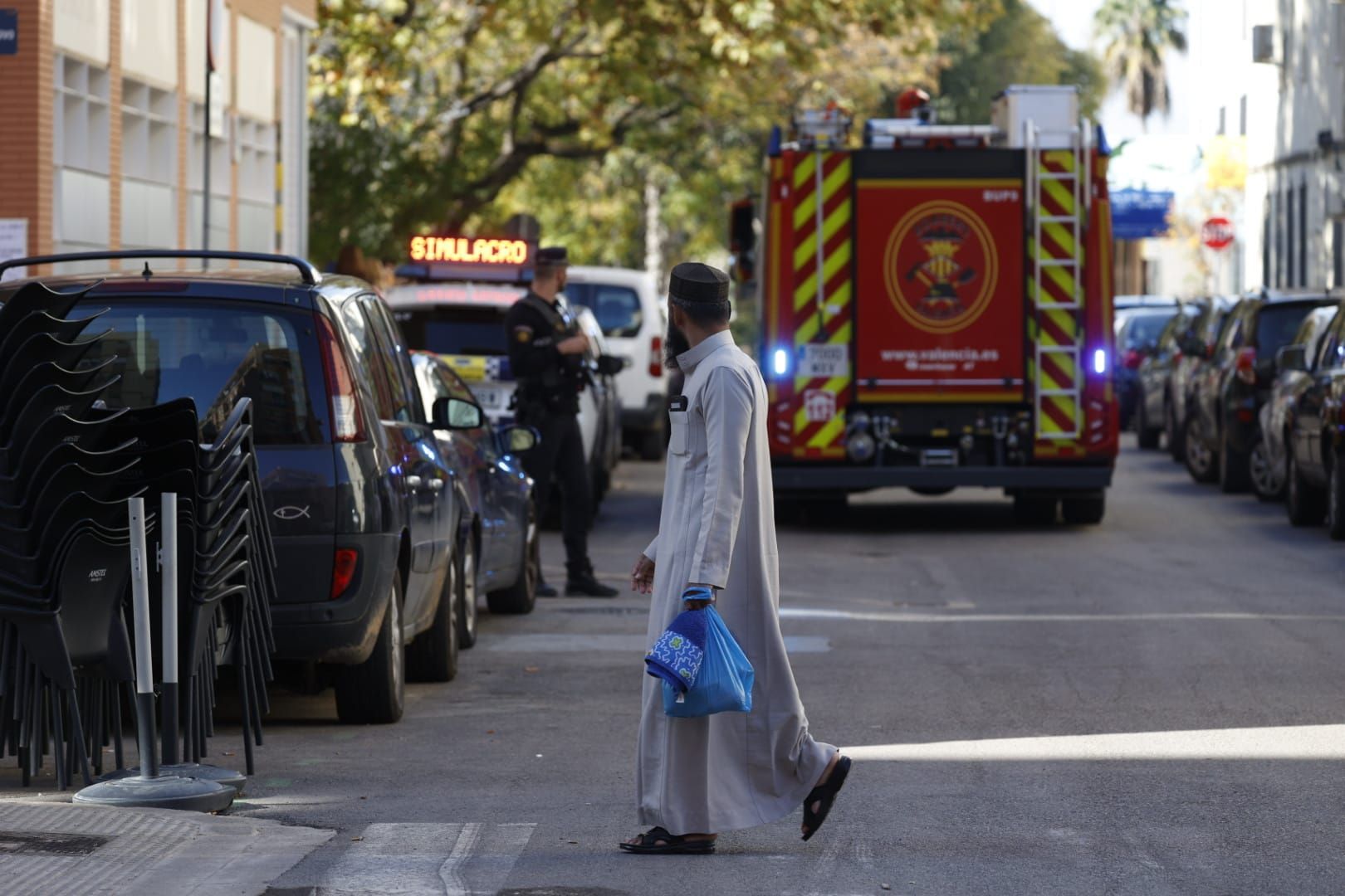 Simulacro de inundación en La Torre