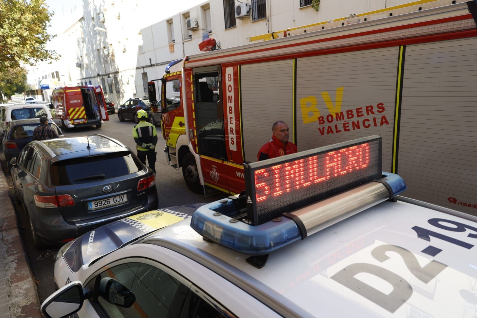 Simulacro de inundación en La Torre