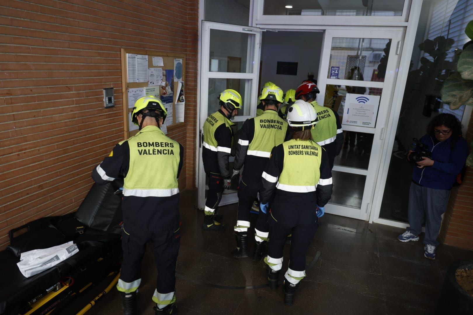 Simulacro de inundación en La Torre
