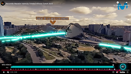 Plano del recorrido de la maratón 2025 de Valencia