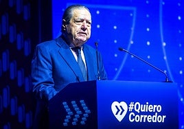 Vicente Boluda, durante su intervención en el acto de #QuieroCorredor.