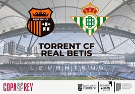 Cartel del partido de Copa del Rey.