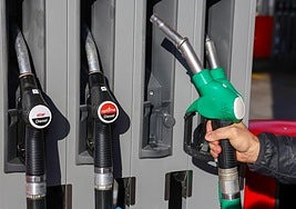 Un surtidor de carburantes.