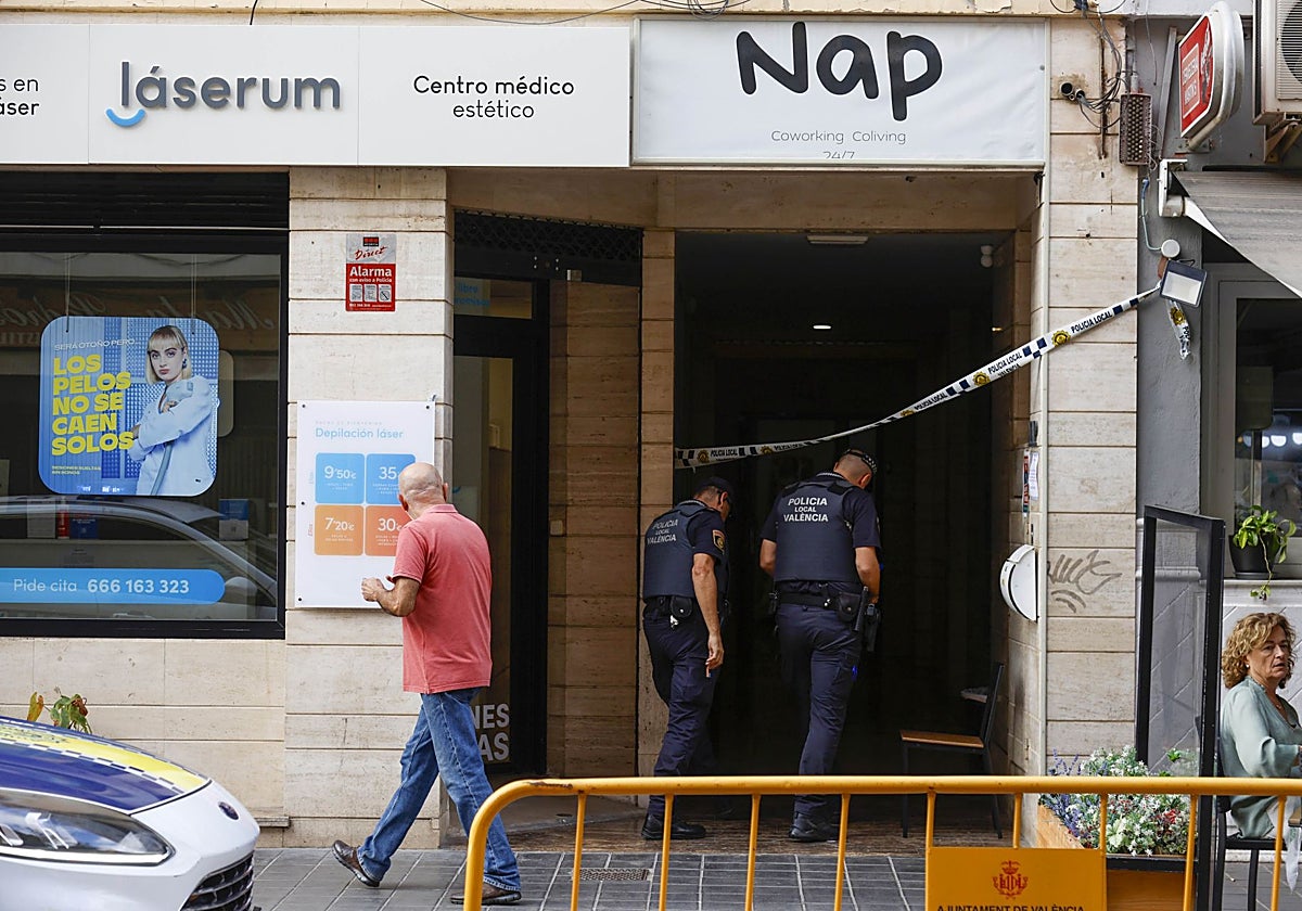 Imagen de archivo del cierre del hostal clandestino.