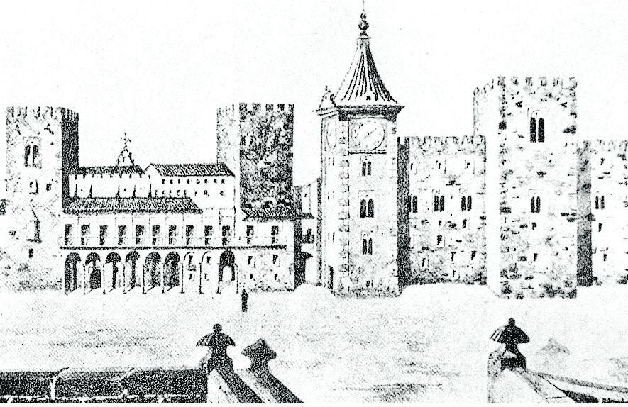 Imagen secundaria 1 - Vijngaerde. Una vista general de la ciudad en el siglo XVII. | Palacio Real. El mayor monumento perdido se derribó antes de que llegaran los franceses. | Dos Aguas. Un palacio que fue academia y estuvo en grave peligro.