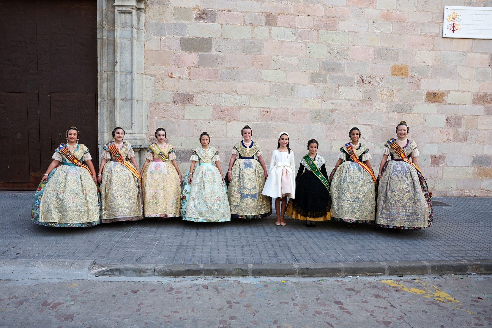 Así ha sido la visita de la fallera mayor infantil de Valencia a Burriana