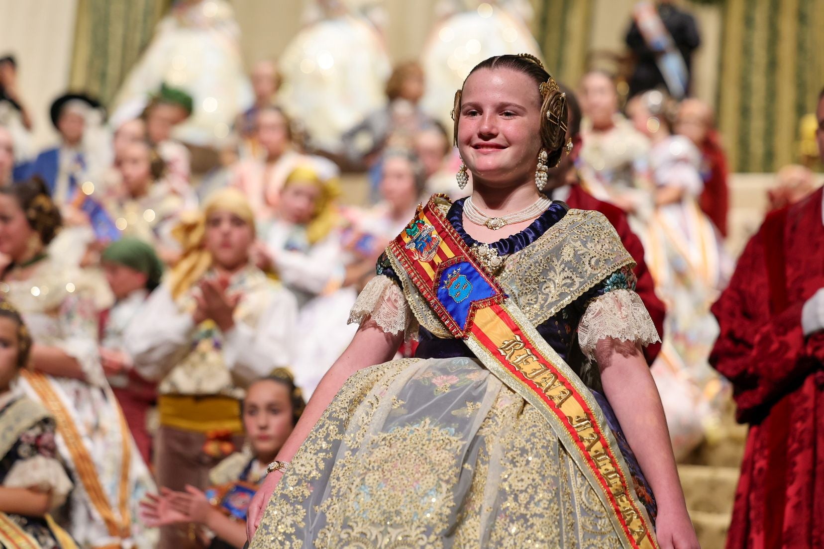 Así ha sido la visita de la fallera mayor infantil de Valencia a Burriana