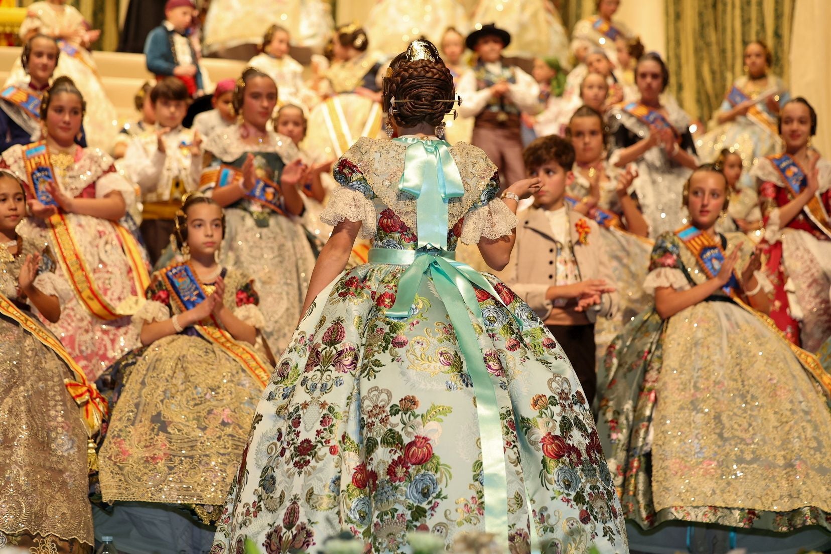 Así ha sido la visita de la fallera mayor infantil de Valencia a Burriana