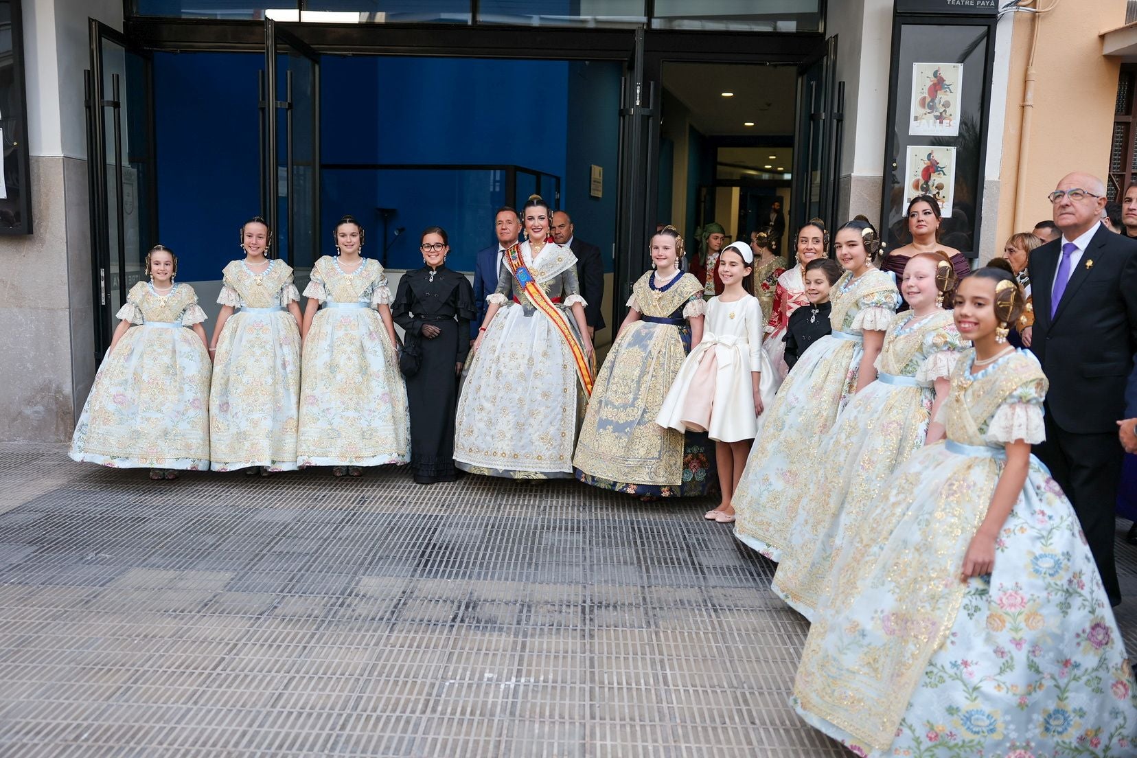 Así ha sido la visita de la fallera mayor infantil de Valencia a Burriana