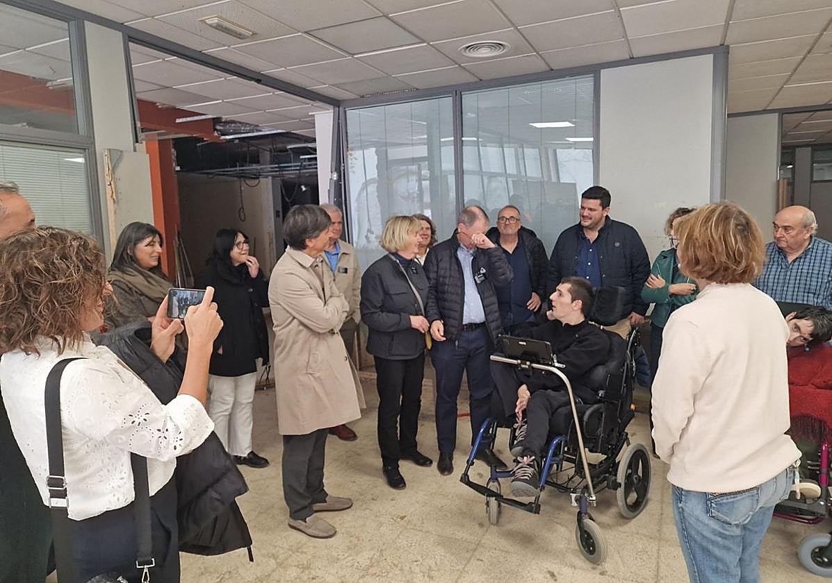 Acto del inicio de las obras.