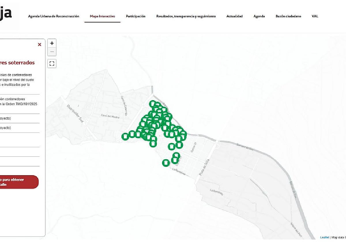 Detalle de la aplicación.