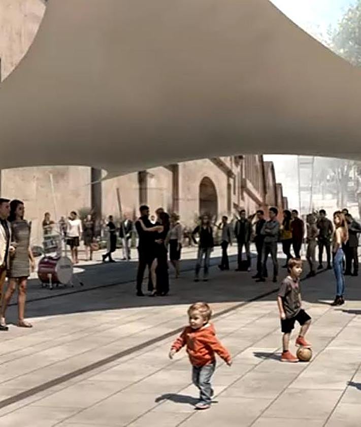 Imagen secundaria 2 - Las obras de remodelación del entorno de los tinglados de Gandia durarán un año