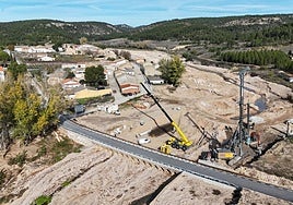 Cauce del río Magro a su paso por Hortunas.