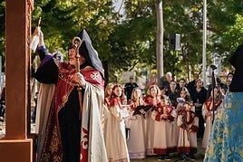 Bendición de la cruz armenia en Cullera.
