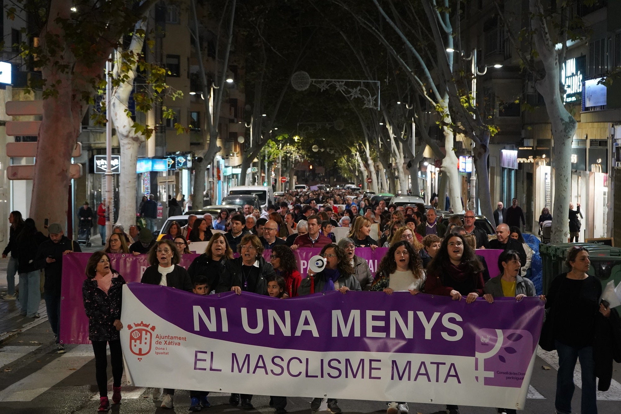 Manifestación del pasado año en Xàtiva.